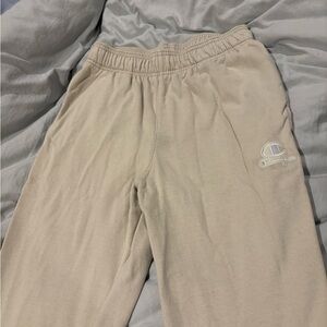 Champion Classic Fleece Pants in Tan